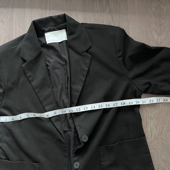 Oak + Fort Black Blazer - Picture 3 of 9